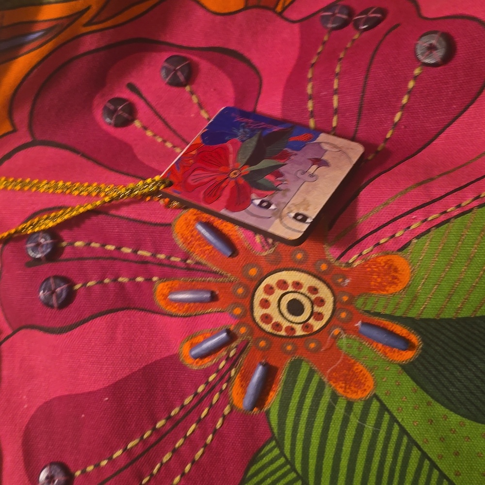 Colorful Artistic Lauren Burch Tote Bag - Picture 2 of 6